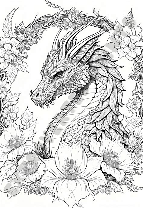 coloring pages dragon|detailed dragon coloring pages.